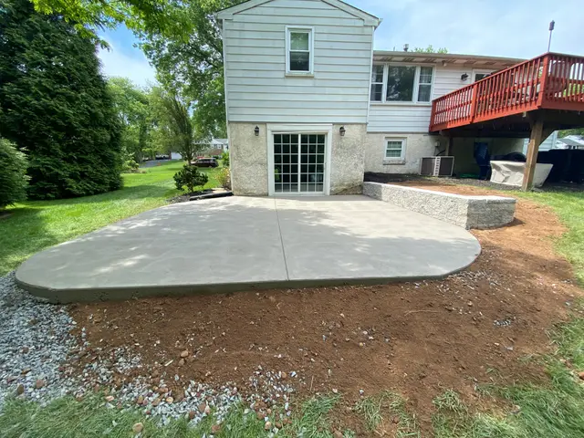 Concrete Patios by First Class Concrete LLC in Bucks County, PA